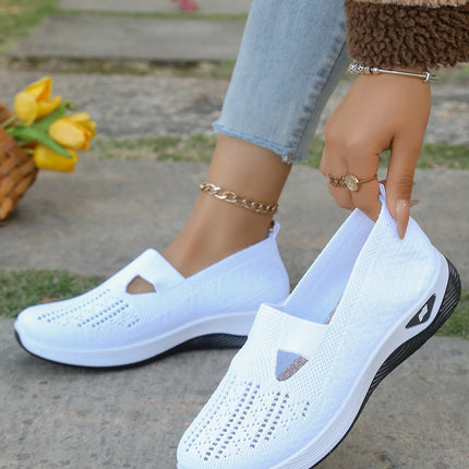 Zapatos de verano para mujer: zapatillas informales, sencillas, para las cuatro estaciones, ligeras, planas y lisas.