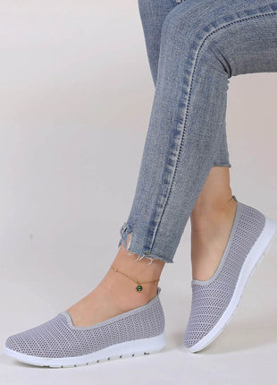 Women's summer breathable mesh flat shoes, casual sneakers - MimiStylez