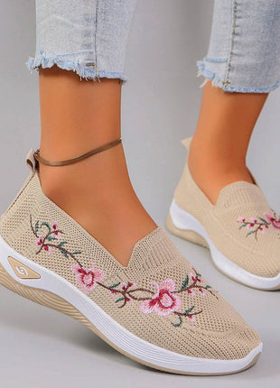 Spring and Autumn New Women's Sports Shoes Fashionable Breathable Lightweight Non-Slip Wear-Resistant Casual Sports Shoes Flat Shoes Loafers - MimiStylez