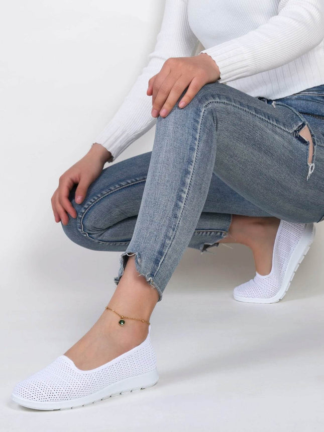 Women's summer breathable mesh flat shoes, casual sneakers - MimiStylez