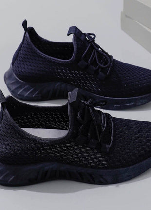Women's summer breathable mesh flat shoes women's shoes casual sports shoes - MimiStylez