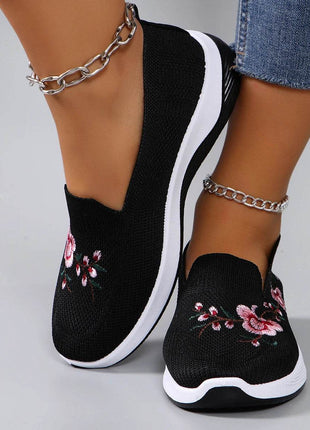 Spring and Autumn New Women's Sports Shoes Fashionable Breathable Lightweight Non-Slip Wear-Resistant Casual Sports Shoes Flat Shoes Loafers - MimiStylez