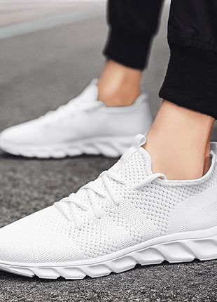 Fashion Men Casual Shoes Men Sneakers Brand Men Shoes Loafers Slip On Mesh Flats Big Size Breathable Shoes