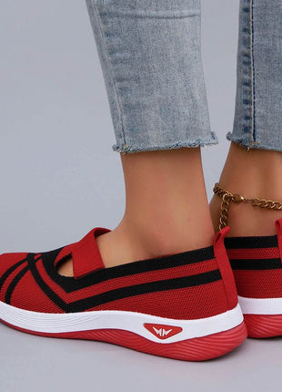 Women's Casual Sports Shoes Comfortable, Breathable, Lightweight, Wear Resistant Lazy Shoes, Soft Soled Flat Shoes - MimiStylez