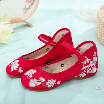 Embroidery Women Shoes, Vintage Woman Sneakers