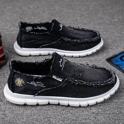 Women's shoes Daisy embroidery, casual sneaker - MimiStylez