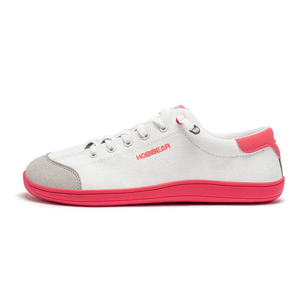 HOBIBEAR Zapatos descalzos de punta ancha para unisex, zapatillas minimalistas de cuero artificial, ligeras y ajustables, sin cordones para caminar