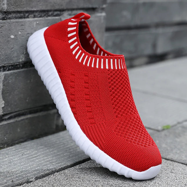 Zapatillas deportivas ultraligeras informales y para correr para mujer, deportivas transpirables y de moda con tejido Fly.