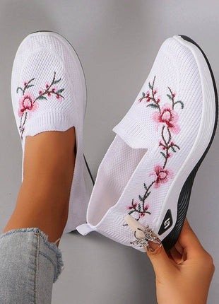 Spring and Autumn New Women's Sports Shoes Fashionable Breathable Lightweight Non-Slip Wear-Resistant Casual Sports Shoes Flat Shoes Loafers - MimiStylez