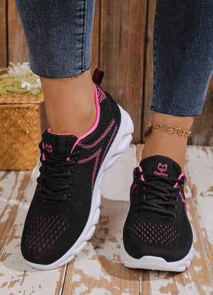 Women's shoes breathable sneakers, casual sneaker lace-up hoes, lightweight shoes - MimiStylez