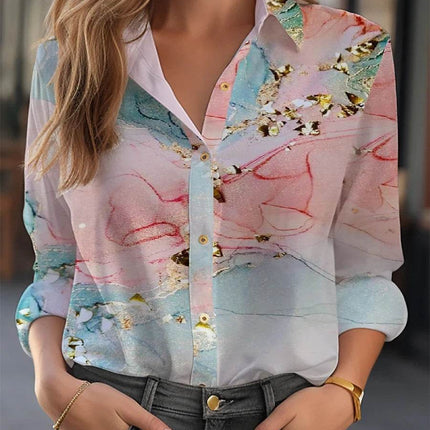 Elegant Shirt Women Fashion Blouse Long Sleeve Shirt Women New Casual Shirt - MimiStylez