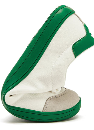 HOBIBEAR Wide Toe Barefoot Shoes for Unisex Minimalist Artificial Leather Sneakers Lightweight Adjustable Slip On Walking Shoes