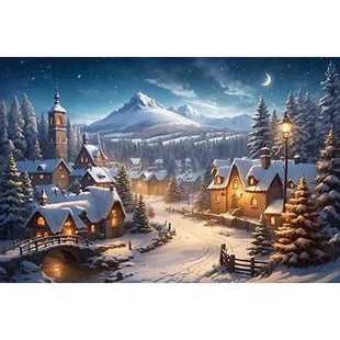 Christmas Trees Custom Backdrop For Decoration Wallpaper