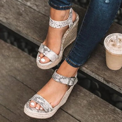 High Heels Women Wedge Heel Sandals Party Platform Wedges Heeled