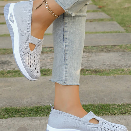 Zapatos de verano para mujer: zapatillas informales, sencillas, para las cuatro estaciones, ligeras, planas y lisas.