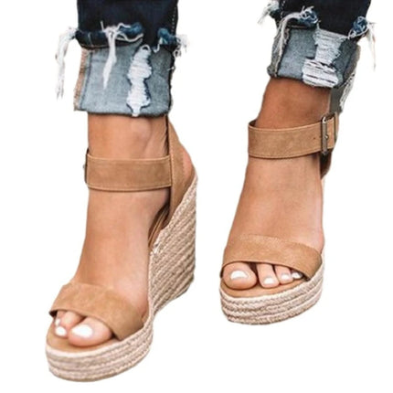 High Heels Women Wedge Heel Sandals Party Platform Wedges Heeled