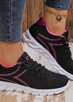 Women's shoes breathable sneakers, casual sneaker lace-up hoes, lightweight shoes - MimiStylez