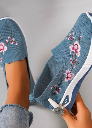 Spring and Autumn New Women's Sports Shoes Fashionable Breathable Lightweight Non-Slip Wear-Resistant Casual Sports Shoes Flat Shoes Loafers - MimiStylez