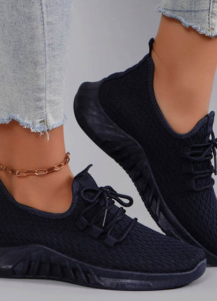 Women's summer breathable mesh flat shoes women's shoes casual sports shoes - MimiStylez