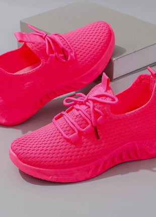 Women's summer breathable mesh flat shoes women's shoes casual sports shoes - MimiStylez