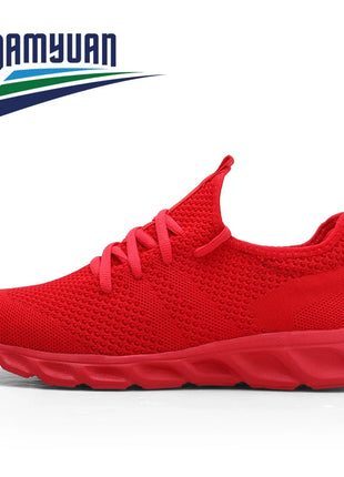 Fashion Men Casual Shoes Men Sneakers Brand Men Shoes Loafers Slip On Mesh Flats Big Size Breathable Shoes