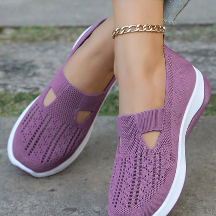 Zapatos de verano para mujer: zapatillas informales, sencillas, para las cuatro estaciones, ligeras, planas y lisas.
