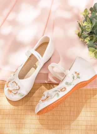 Embroidery Women Shoes, Vintage Woman Sneakers
