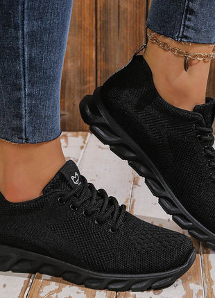 Women's shoes breathable sneakers, casual sneaker lace-up hoes, lightweight shoes - MimiStylez