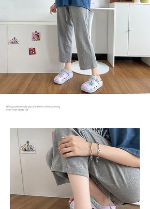 Fashion Sandals Waterproof Slippers Women Shoes Summer Outdoor Slides Soft Sole Clogs