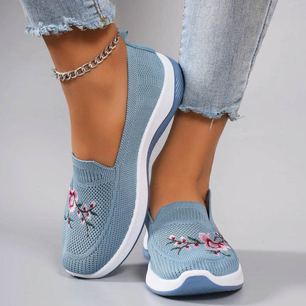 Spring and Autumn New Women's Sports Shoes Fashionable Breathable Lightweight Non-Slip Wear-Resistant Casual Sports Shoes Flat Shoes Loafers - MimiStylez