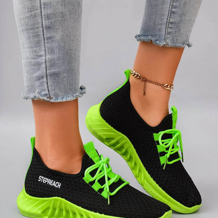 Women's Breathable Mesh Flat Shoes, Women's Shoes, Casual Sneakers Shoes - MimiStylez