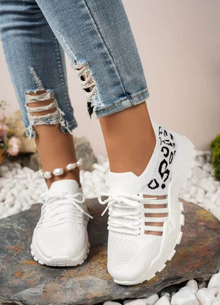 Women's Shoes [Leopard print sneakers] lightweight and breathable women's casual sneakers - MimiStylez
