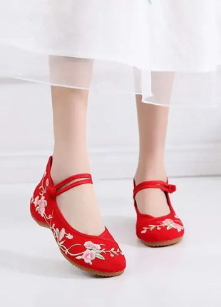 Embroidery Women Shoes, Vintage Woman Sneakers