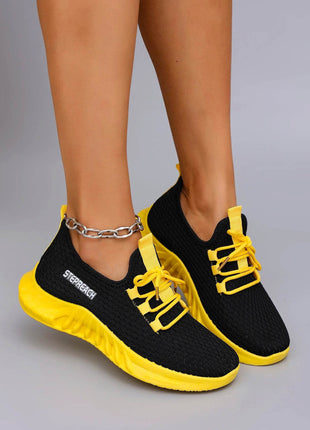 Women's Breathable Mesh Flat Shoes, Women's Shoes, Casual Sneakers Shoes - MimiStylez