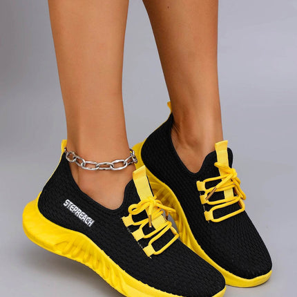Women's Breathable Mesh Flat Shoes, Women's Shoes, Casual Sneakers Shoes - MimiStylez