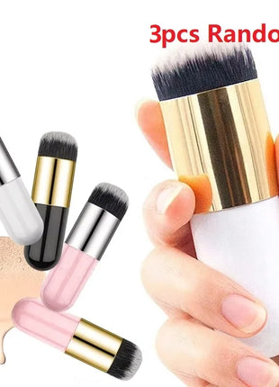 Brush Large Small Fat Pier Foundation Make-Up Brush Bb Cream Mushroom Brush No Powder No Mark Foundation Make-Up Brush