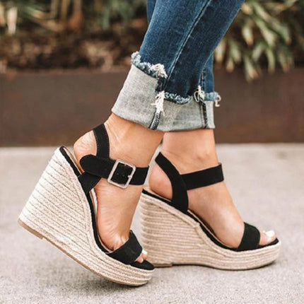High Heels Women Wedge Heel Sandals Party Platform Wedges Heeled