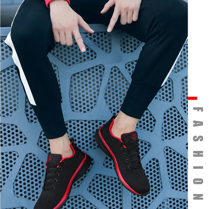 Zapatillas de correr para hombre, zapatillas informales de moda, transpirables, deportivas, ligeras y atléticas.