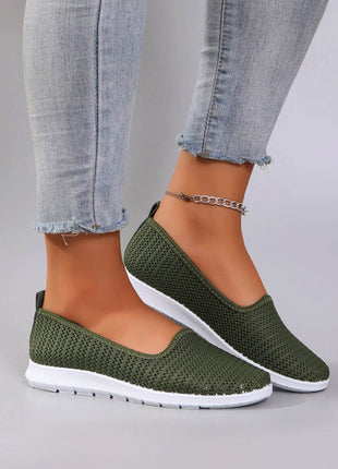 Women's summer breathable mesh flat shoes, casual sneakers - MimiStylez