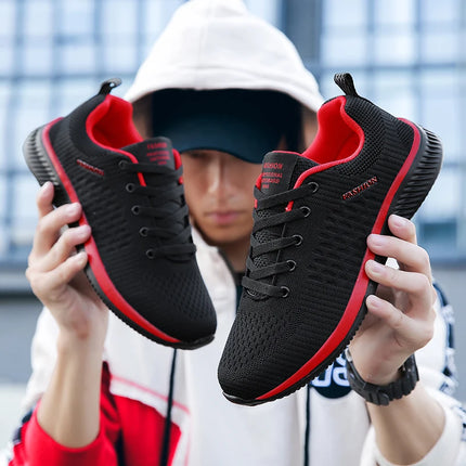 Zapatillas de correr para hombre, zapatillas informales de moda, transpirables, deportivas, ligeras y atléticas.