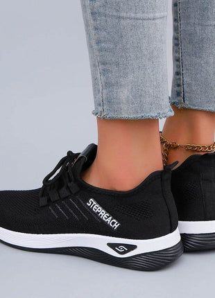 Women's Casual Lace up Comfortable, Breathable, Lightweight and Wear-Resistant Sports Shoes - MimiStylez