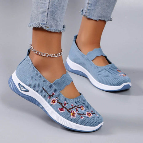 Women's summer breathable mesh flat shoes women's shoes casual shoes - MimiStylez