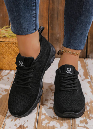 Women's shoes breathable sneakers, casual sneaker lace-up hoes, lightweight shoes - MimiStylez