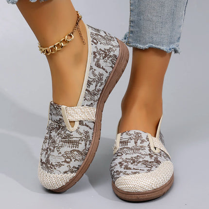 Zapatillas deportivas informales para mujer, cómodas, transpirables, ligeras y resistentes al desgaste, con suela blanda.