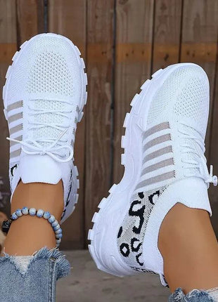 Women's Shoes [Leopard print sneakers] lightweight and breathable women's casual sneakers - MimiStylez