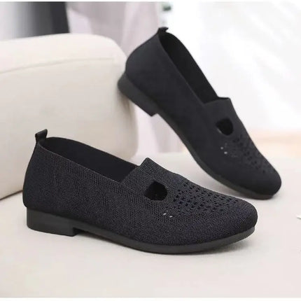 Zapatos sin cordones ligeros y transpirables para mujer