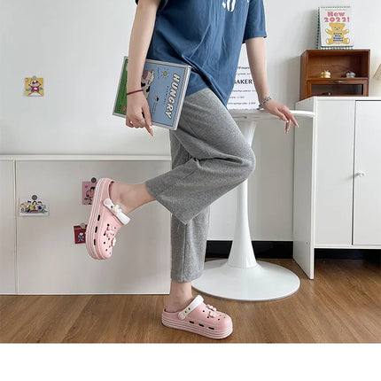 Fashion Sandals Waterproof Slippers Women Shoes Summer Outdoor Slides Soft Sole Clogs