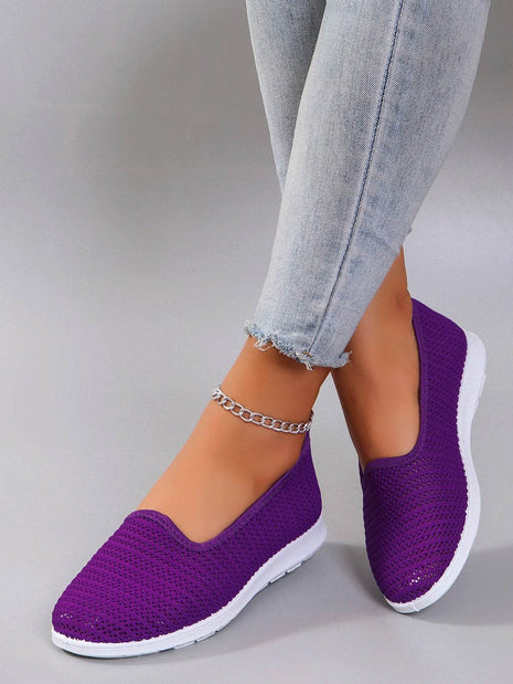 Women's summer breathable mesh flat shoes, casual sneakers - MimiStylez