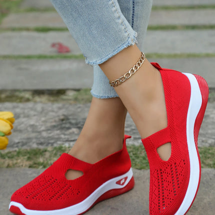 Zapatos de verano para mujer: zapatillas informales, sencillas, para las cuatro estaciones, ligeras, planas y lisas.