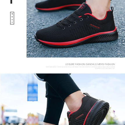 Zapatillas de correr para hombre, zapatillas informales de moda, transpirables, deportivas, ligeras y atléticas.